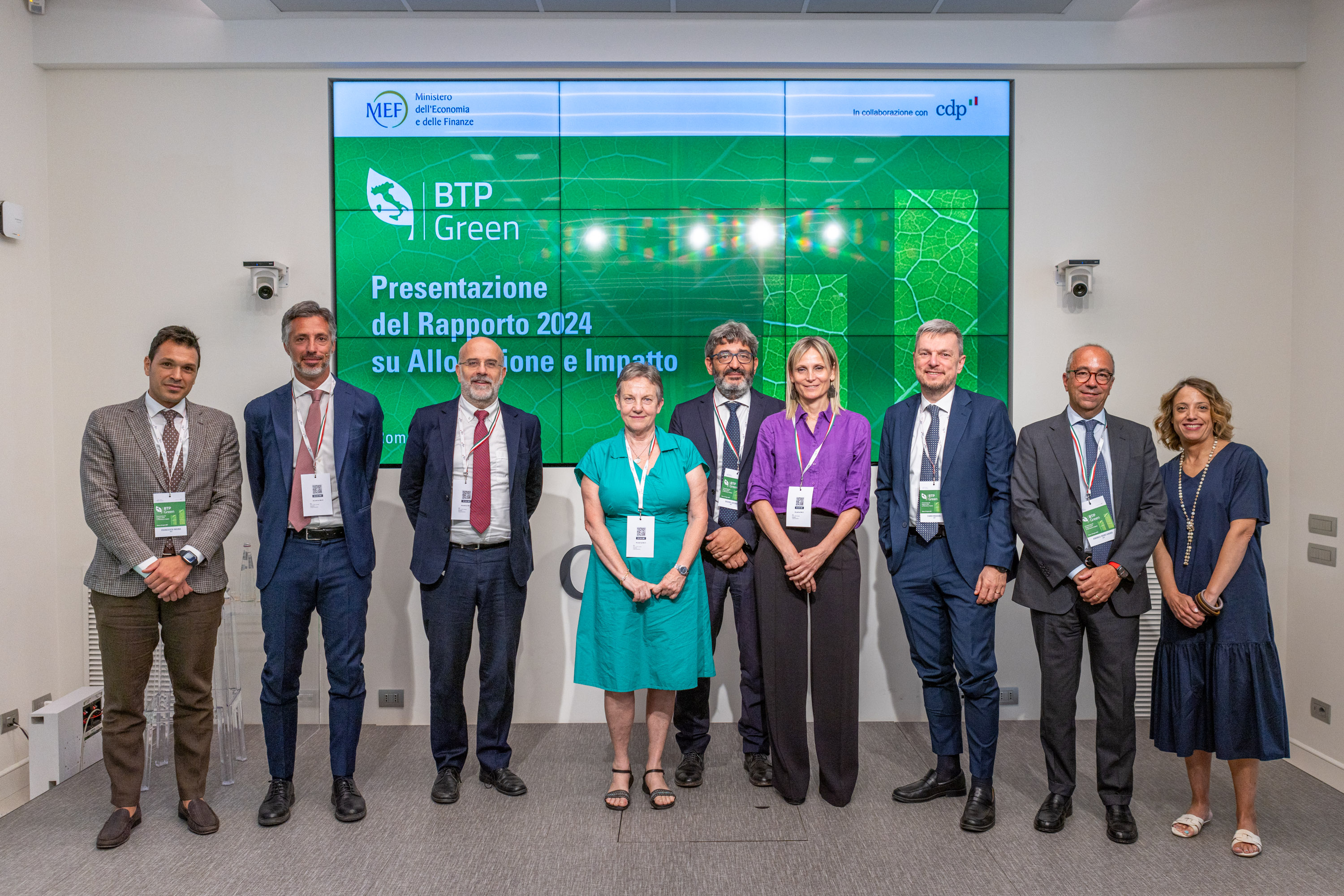 Immagine con partecipanti al Seminario in CDP relativo al BTP Green