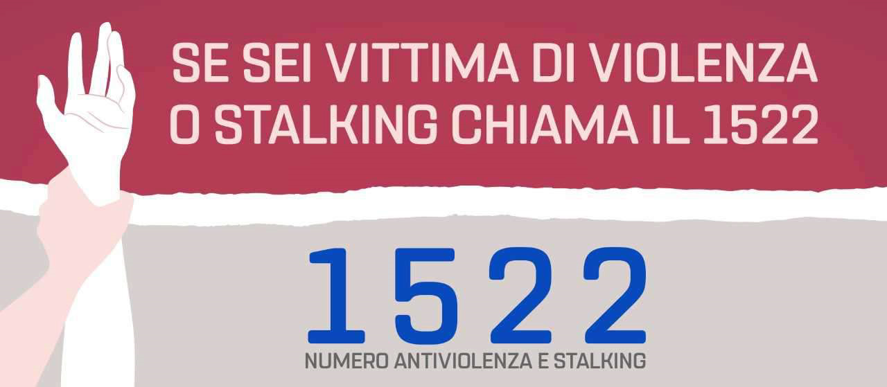 Numero antiviolenza e stalking 1522